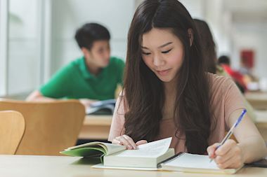 A wide view of a street abroad 