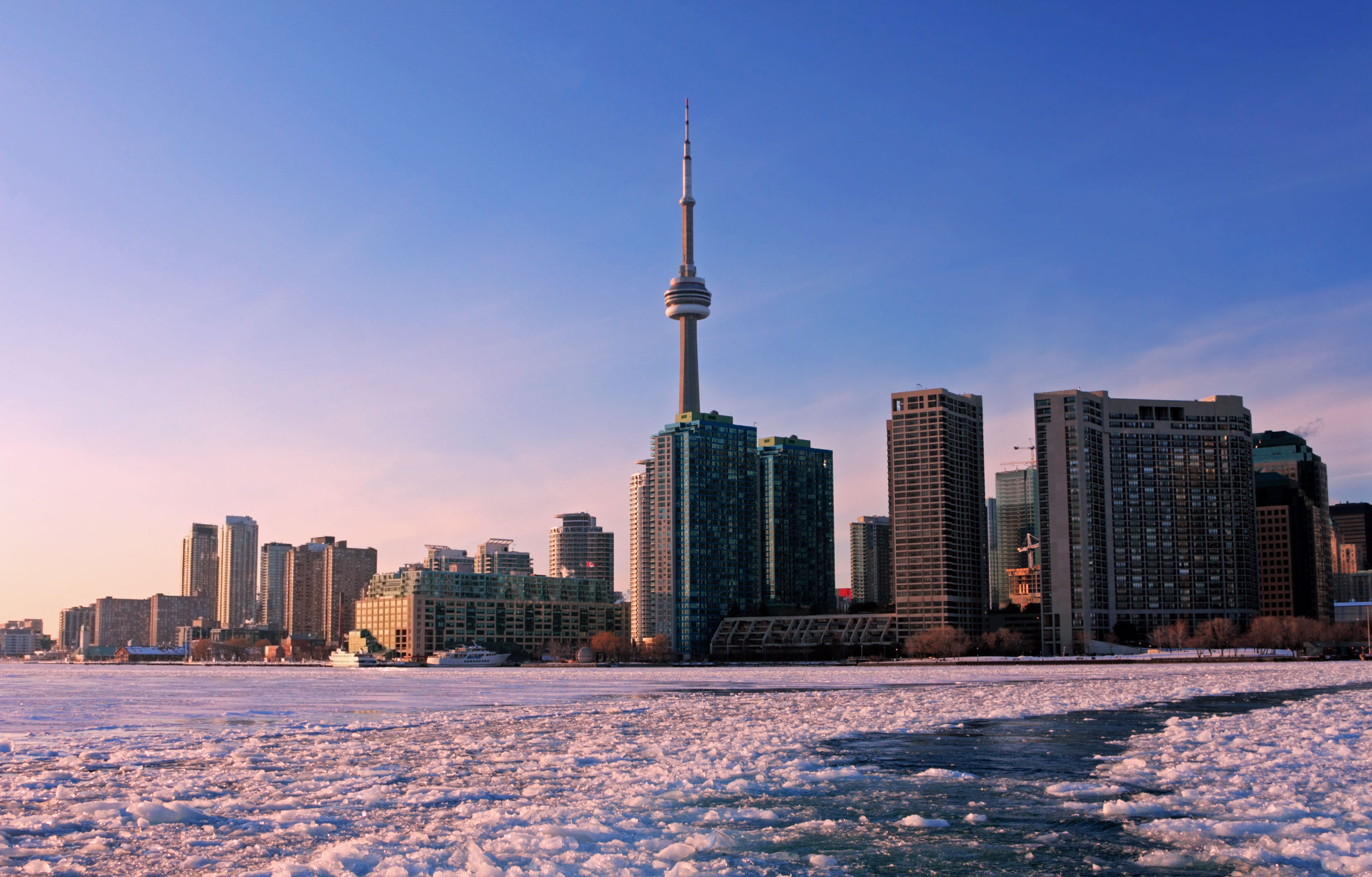 Skyline of Toronto city, Canada